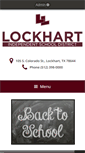 Mobile Screenshot of lockhartisd.org